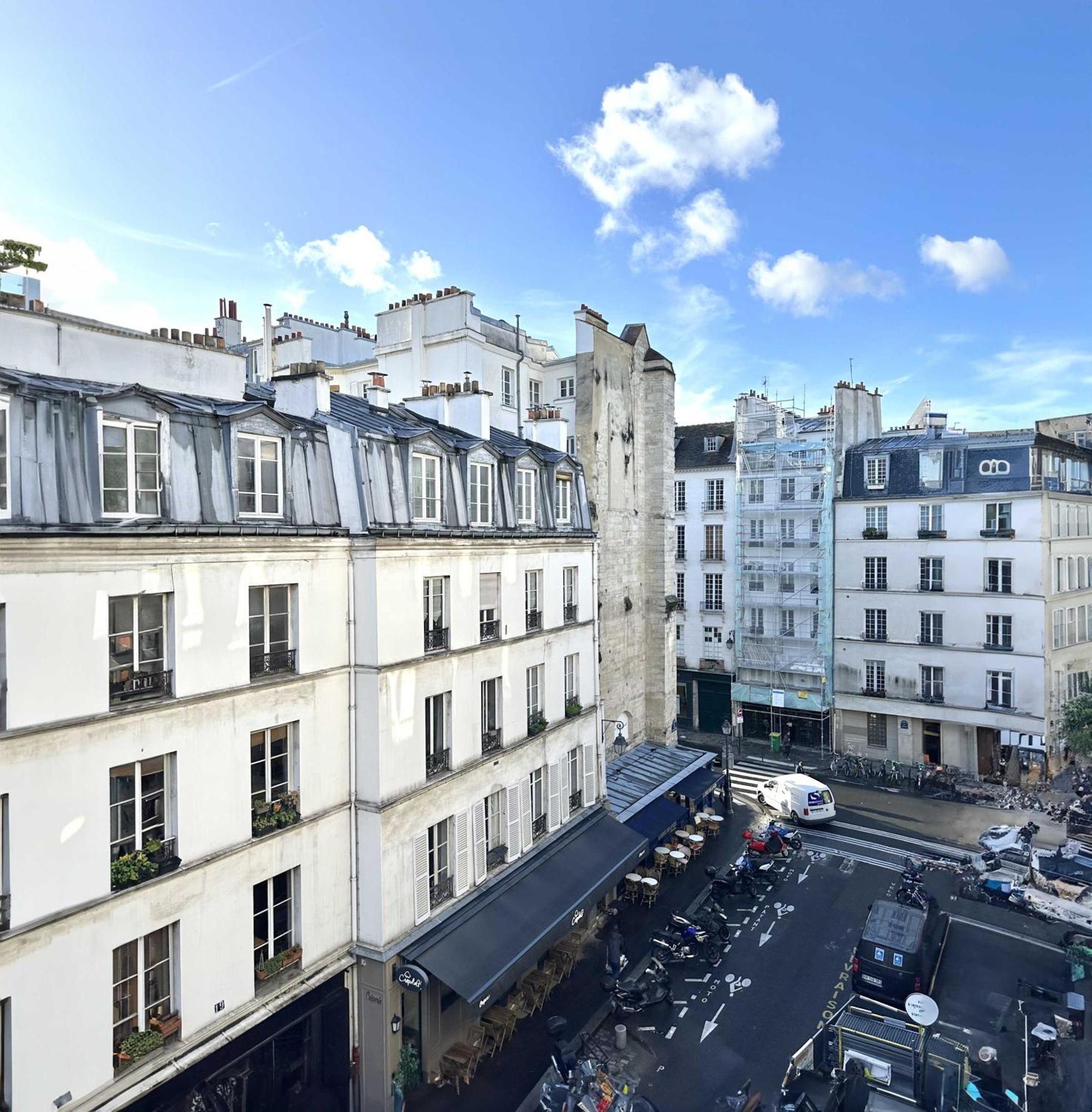 Beautiful Calm Studio In Le Marais Paris Exteriör bild