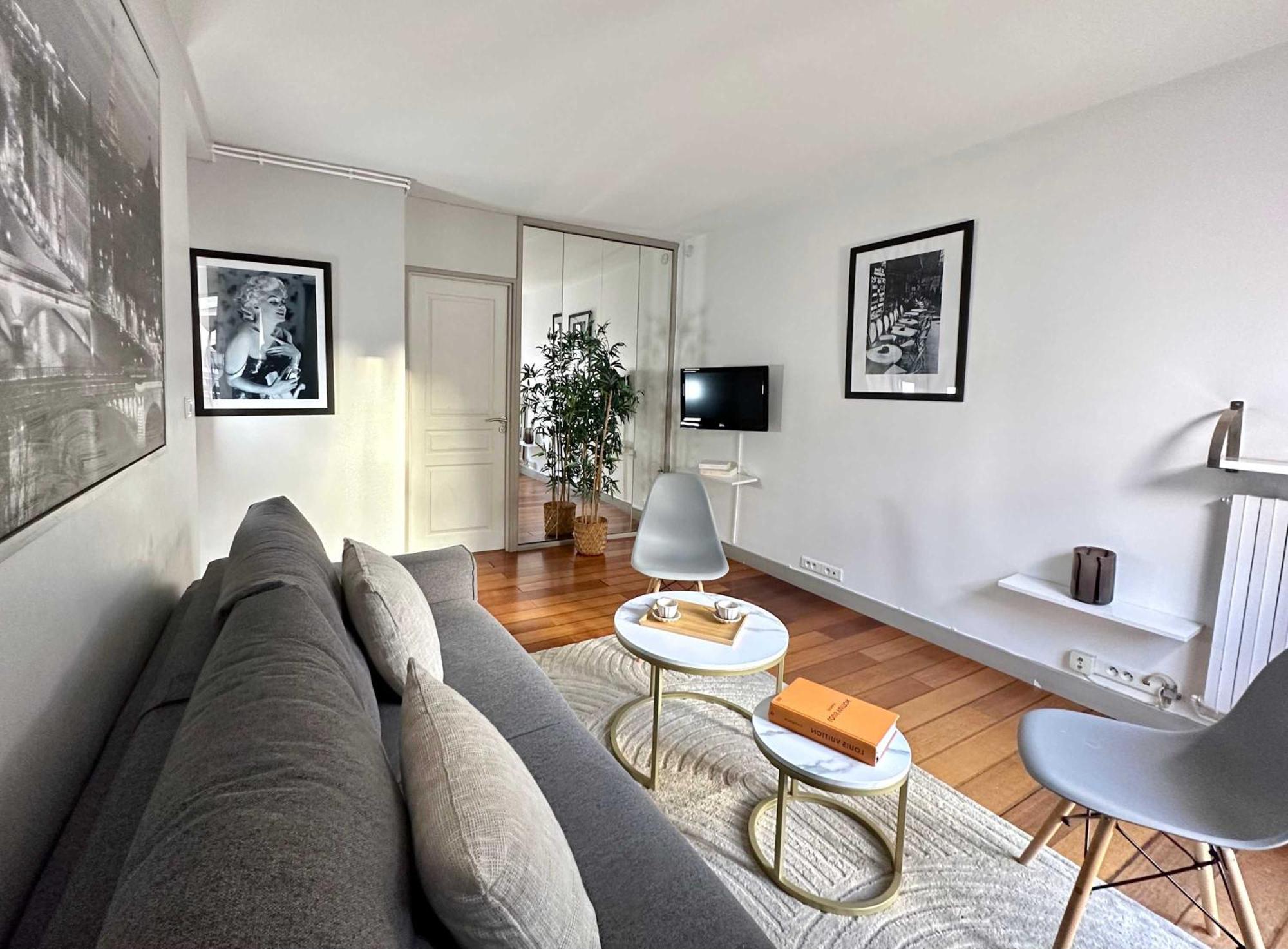 Beautiful Calm Studio In Le Marais Paris Exteriör bild