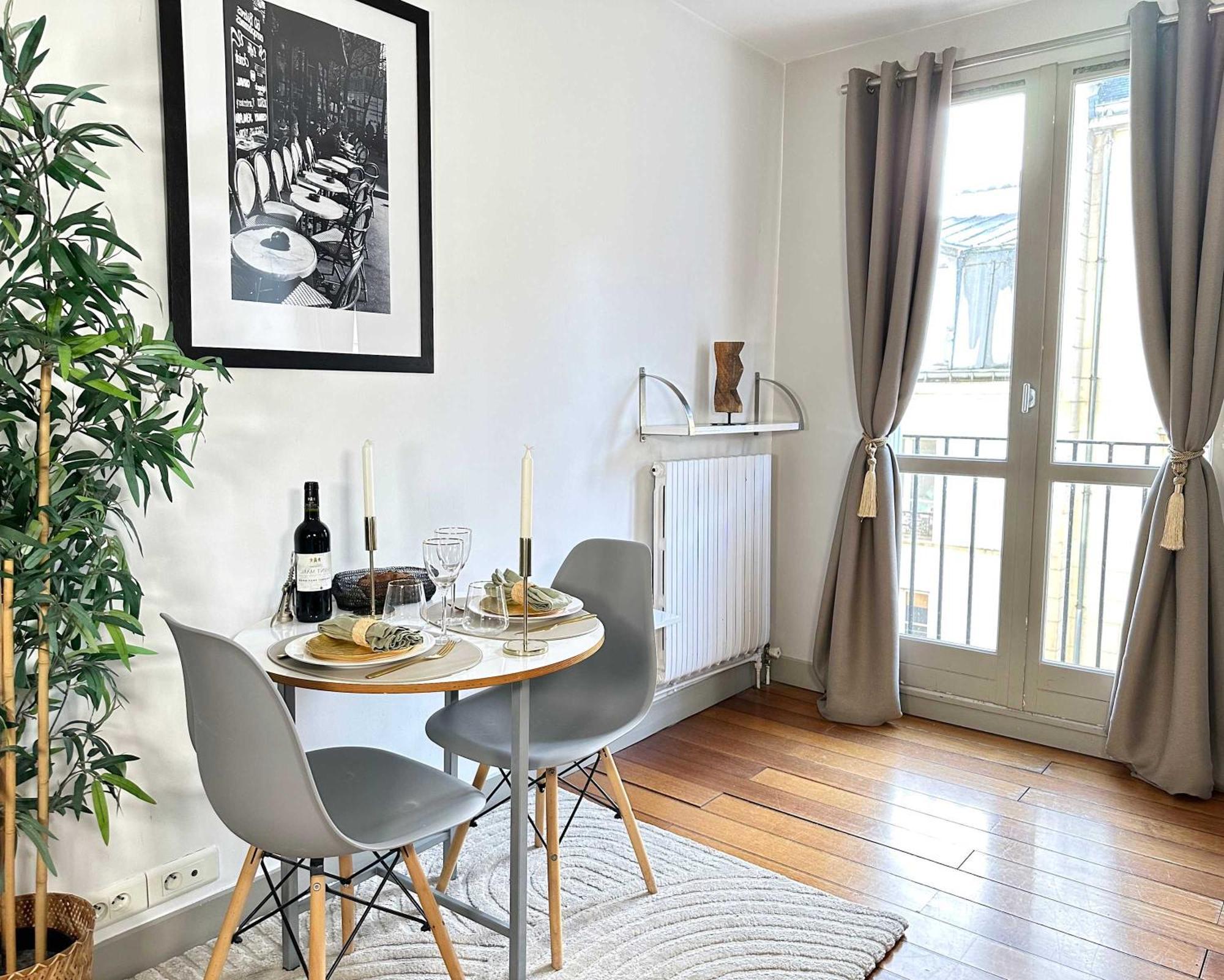 Beautiful Calm Studio In Le Marais Paris Exteriör bild